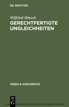 Gerechtfertigte Ungleichheiten
