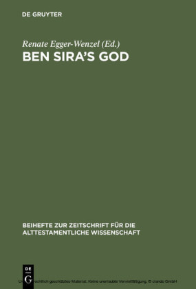 Ben Sira's God
