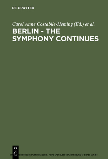 Berlin - The Symphony Continues main product photo