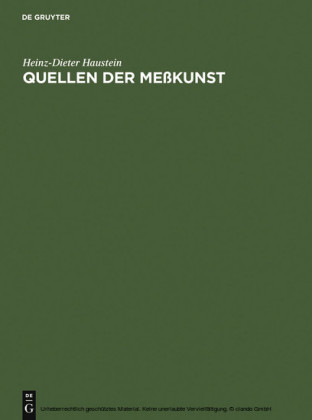 Quellen der Meßkunst
