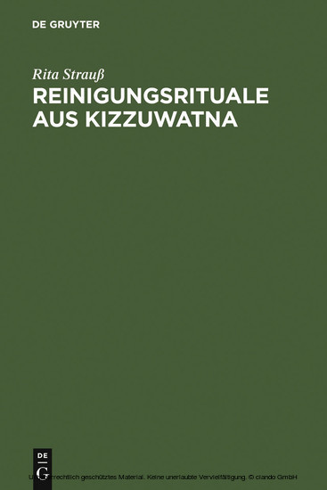 Reinigungsrituale aus Kizzuwatna main product photo