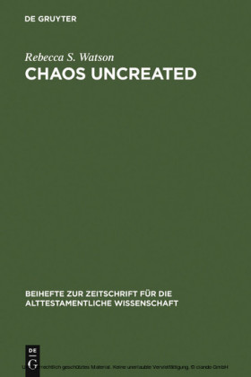 Chaos Uncreated