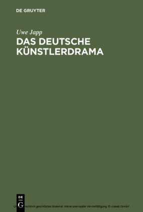 Das deutsche Künstlerdrama