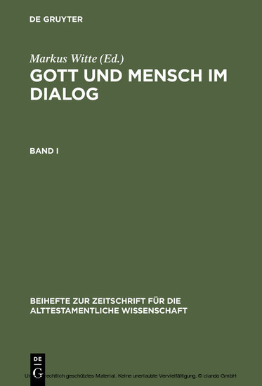 Gott und Mensch im Dialog main product photo
