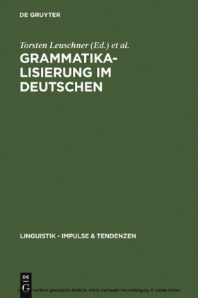 Grammatikalisierung im Deutschen