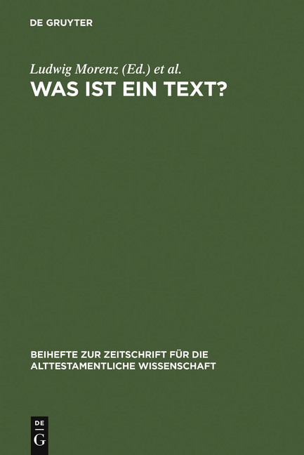 Was ist ein Text? main product photo