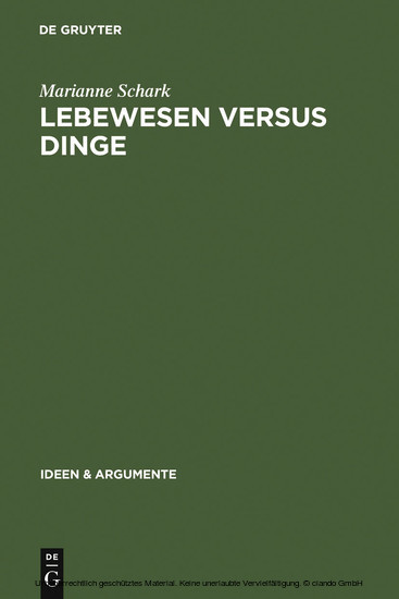 Lebewesen versus Dinge main product photo