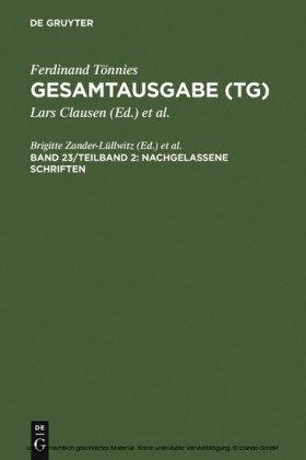 Nachgelassene Schriften