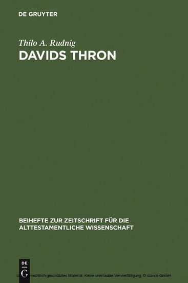 Davids Thron main product photo