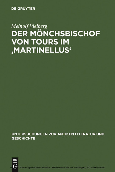 Der Mönchsbischof von Tours im 'Martinellus' main product photo