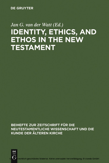 Identity, Ethics, and Ethos in the New Testament main product photo