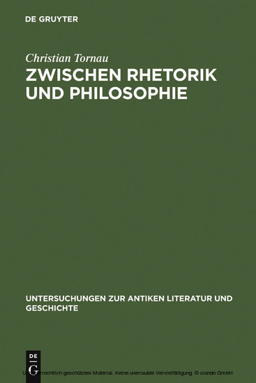 Zwischen Rhetorik und Philosophie main product photo