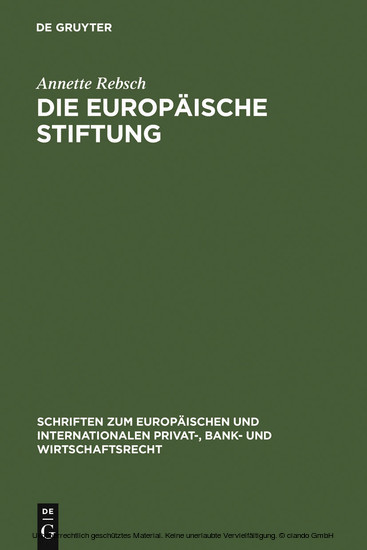 Die Europäische Stiftung main product photo