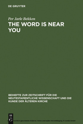 The Word is Near You