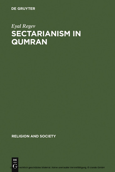 Sectarianism in Qumran main product photo