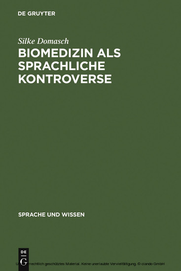 Biomedizin als sprachliche Kontroverse main product photo