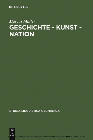 Geschichte - Kunst - Nation main product photo