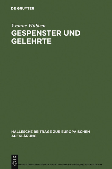 Gespenster und Gelehrte main product photo