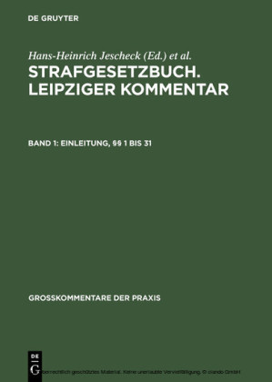 Einleitung, 1 bis 31