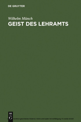 Geist des Lehramts