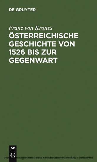 Österreichische Geschichte von 1526 bis zur Gegenwart main product photo