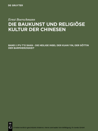 P'u t'o shan - Die heilige Insel der Kuan yin, der Göttin der Barmherzigkeit