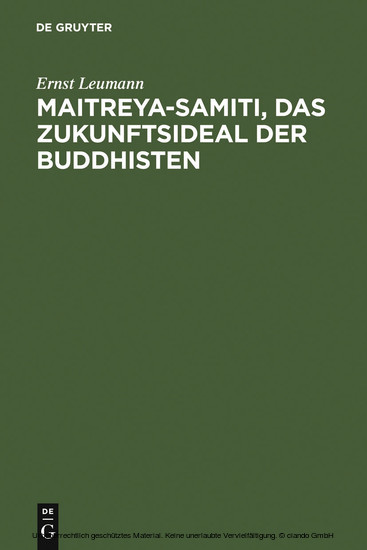 Maitreya-samiti, das Zukunftsideal der Buddhisten main product photo