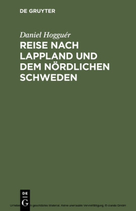 Reise nach Lappland und dem nördlichen Schweden