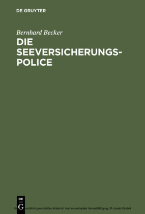 Die Seeversicherungs-Police