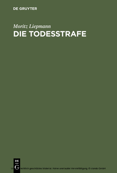 Die Todesstrafe main product photo