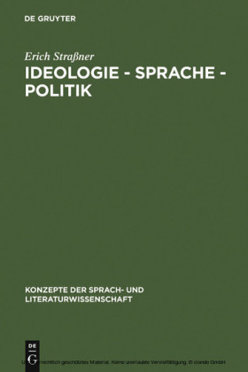Ideologie - Sprache - Politik