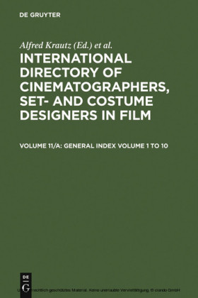 Film Titles, General Index Volume 1 - 10