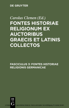 Fontes historiae religionis Germanicae