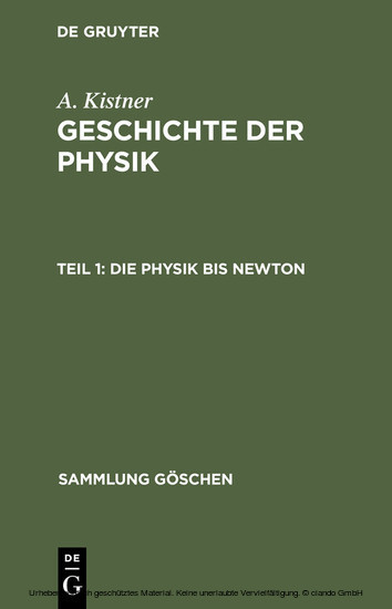 Die Physik bis Newton main product photo