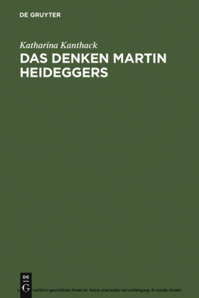 Das Denken Martin Heideggers