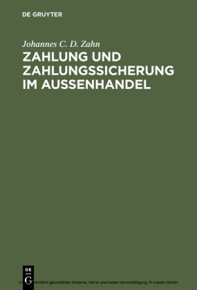 Zahlung und Zahlungssicherung im Aussenhandel