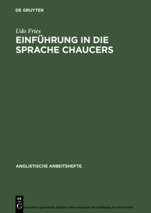 Einführung in die Sprache Chaucers