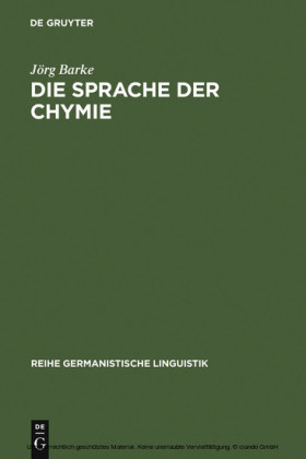 Die Sprache der Chymie