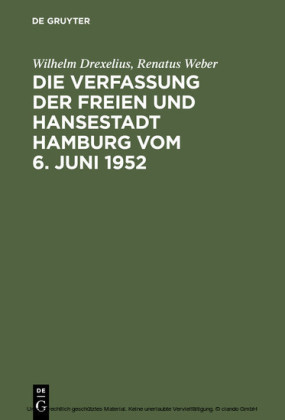 Die Verfassung der Freien und Hansestadt Hamburg vom 6. Juni 1952
