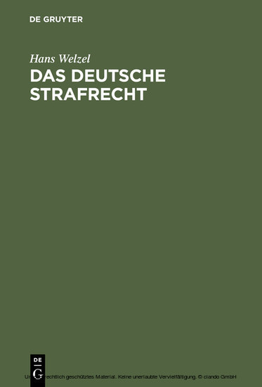 Das deutsche Strafrecht main product photo