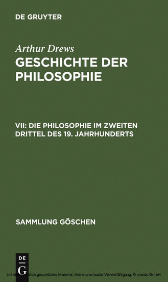 Die Philosophie im zweiten Drittel des 19. Jahrhunderts main product photo
