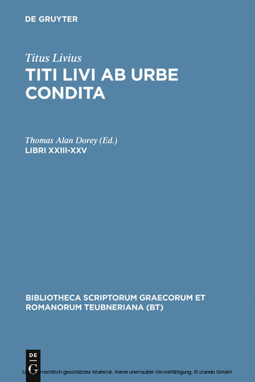 Libri XXIII-XXV main product photo