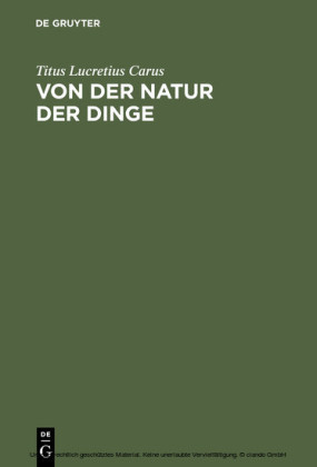 Von der Natur der Dinge