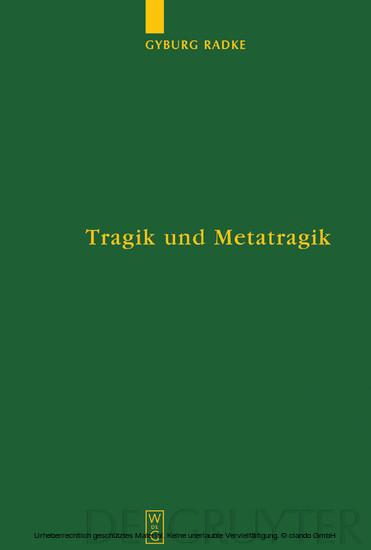 Tragik und Metatragik main product photo