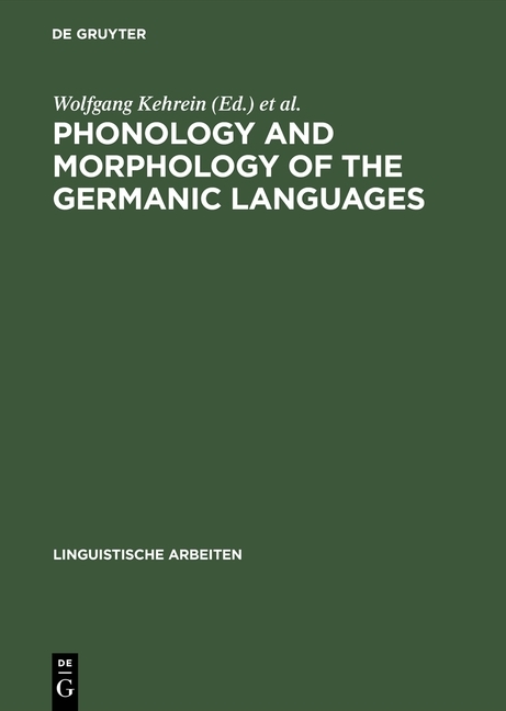 Phonology and Morphology of the Germanic Languages main product photo