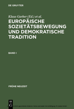 Europäische Sozietätsbewegung und demokratische Tradition
