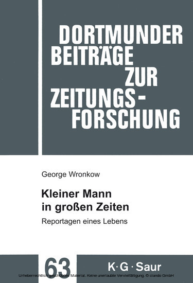 Kleiner Mann in großen Zeiten main product photo