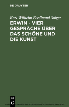 Erwin - Vier Gespräche über das Schöne und die Kunst