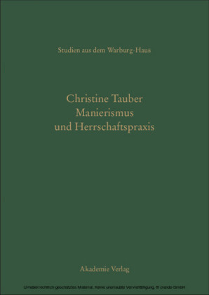 Manierismus und Herrschaftspraxis