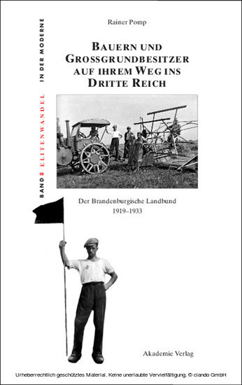 Bauern und Großgrundbesitzer auf ihrem Weg ins Dritte Reich main product photo